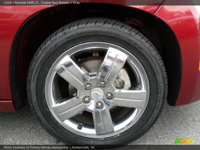Crystal Red Metallic / Gray 2009 Chevrolet HHR LT