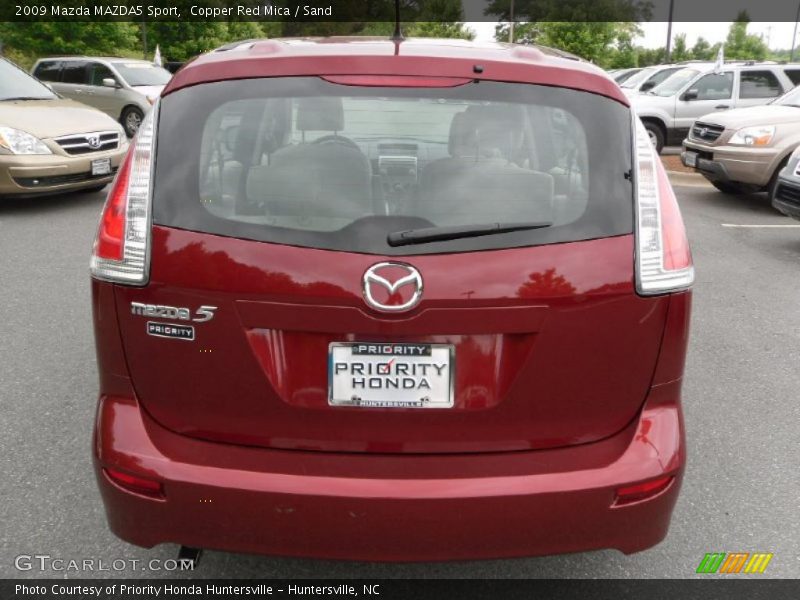 Copper Red Mica / Sand 2009 Mazda MAZDA5 Sport