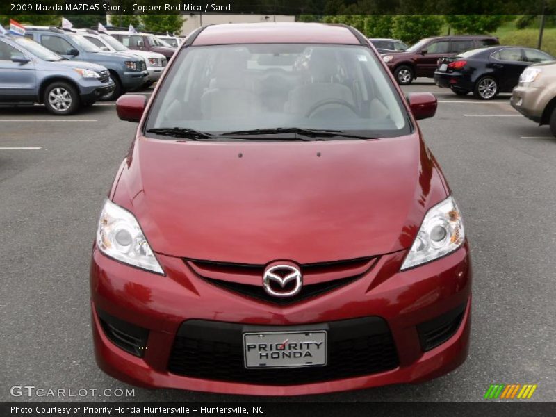 Copper Red Mica / Sand 2009 Mazda MAZDA5 Sport