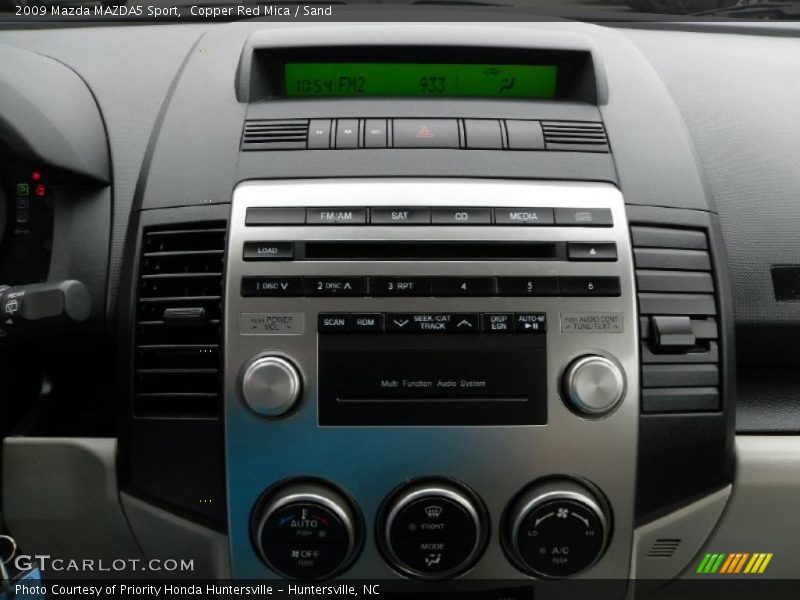 Copper Red Mica / Sand 2009 Mazda MAZDA5 Sport