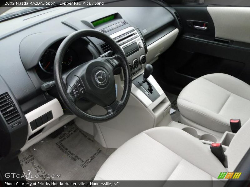 Copper Red Mica / Sand 2009 Mazda MAZDA5 Sport