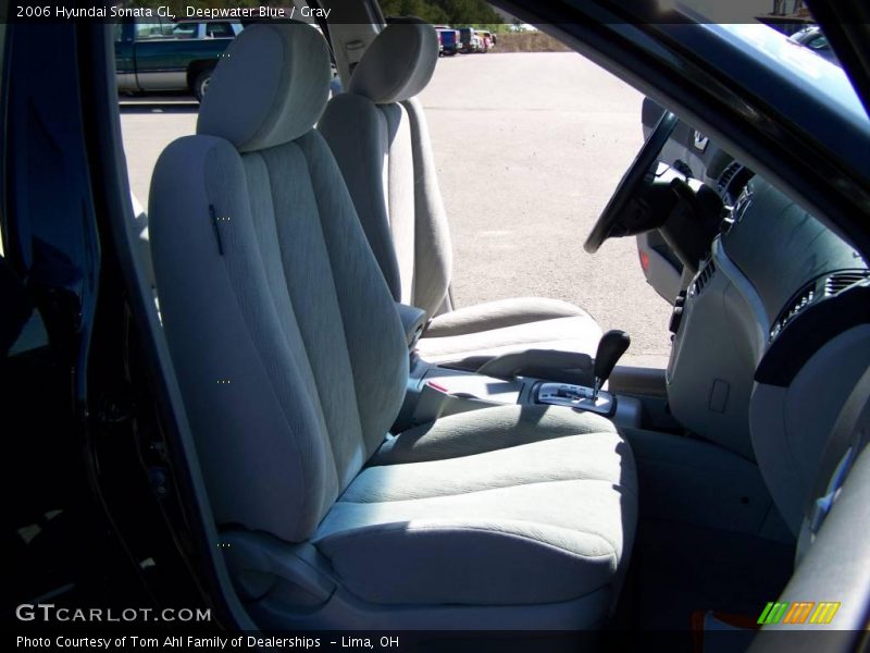 Deepwater Blue / Gray 2006 Hyundai Sonata GL
