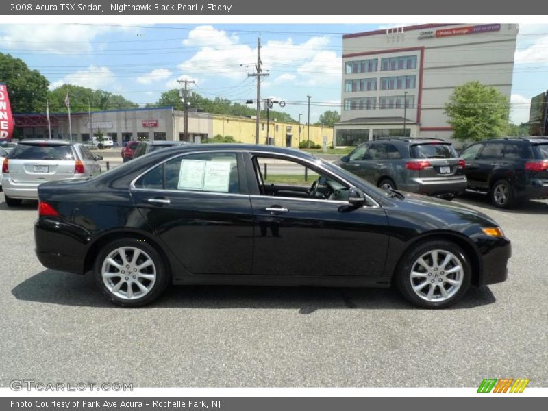 Nighthawk Black Pearl / Ebony 2008 Acura TSX Sedan