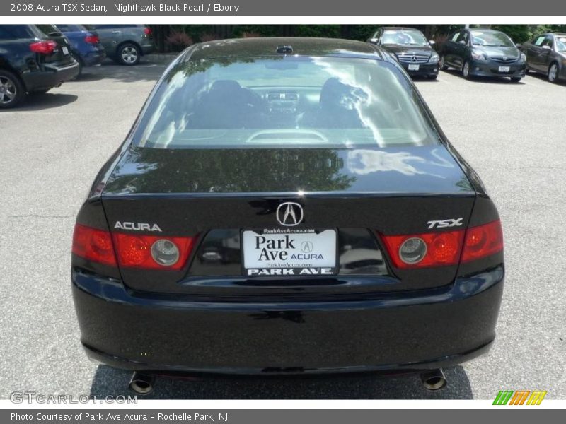 Nighthawk Black Pearl / Ebony 2008 Acura TSX Sedan