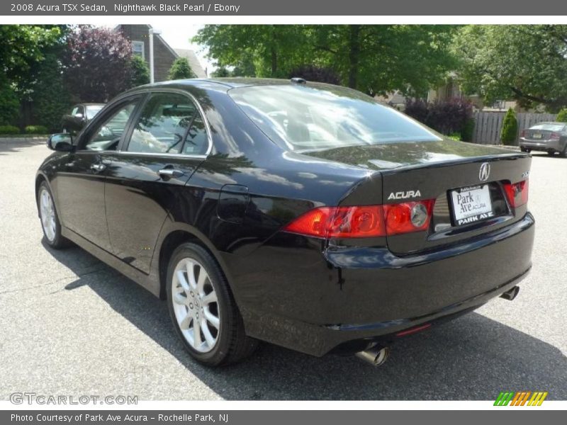 Nighthawk Black Pearl / Ebony 2008 Acura TSX Sedan