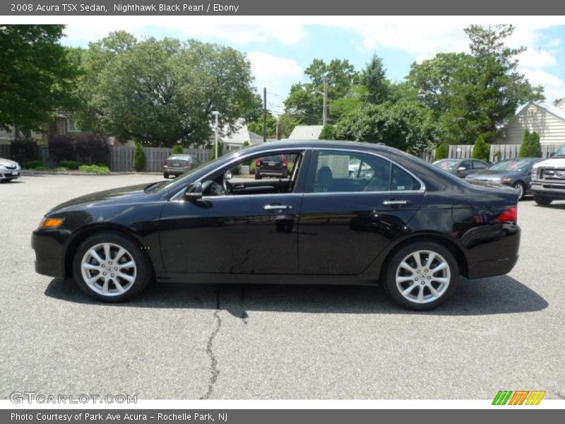 Nighthawk Black Pearl / Ebony 2008 Acura TSX Sedan