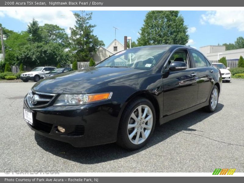 Nighthawk Black Pearl / Ebony 2008 Acura TSX Sedan