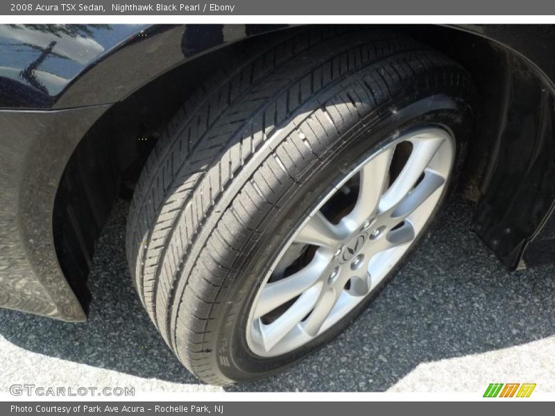 Nighthawk Black Pearl / Ebony 2008 Acura TSX Sedan