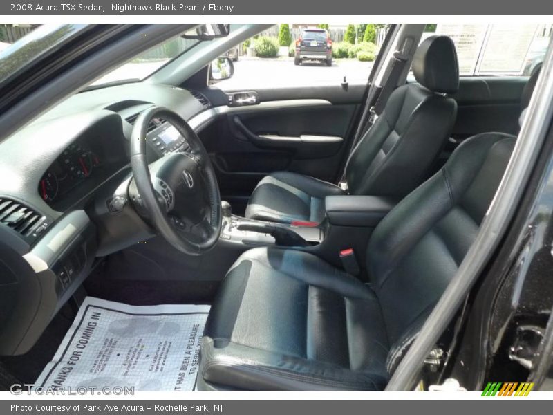 Nighthawk Black Pearl / Ebony 2008 Acura TSX Sedan