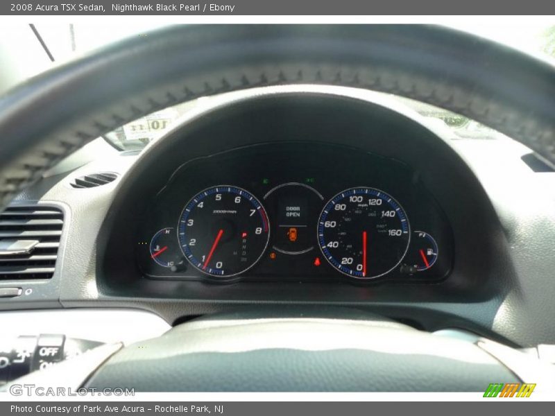 Nighthawk Black Pearl / Ebony 2008 Acura TSX Sedan