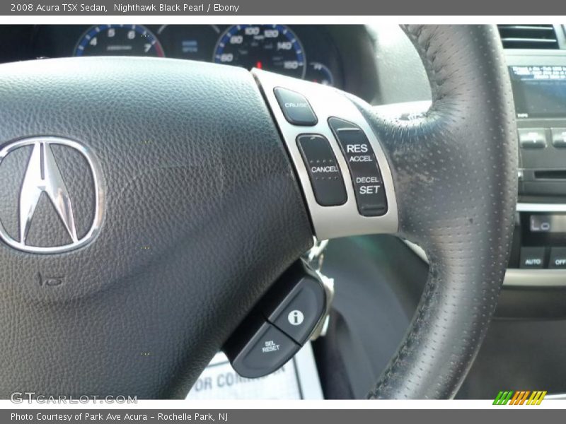 Nighthawk Black Pearl / Ebony 2008 Acura TSX Sedan