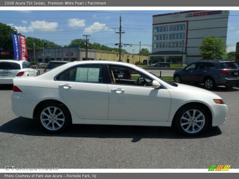 Premium White Pearl / Parchment 2008 Acura TSX Sedan