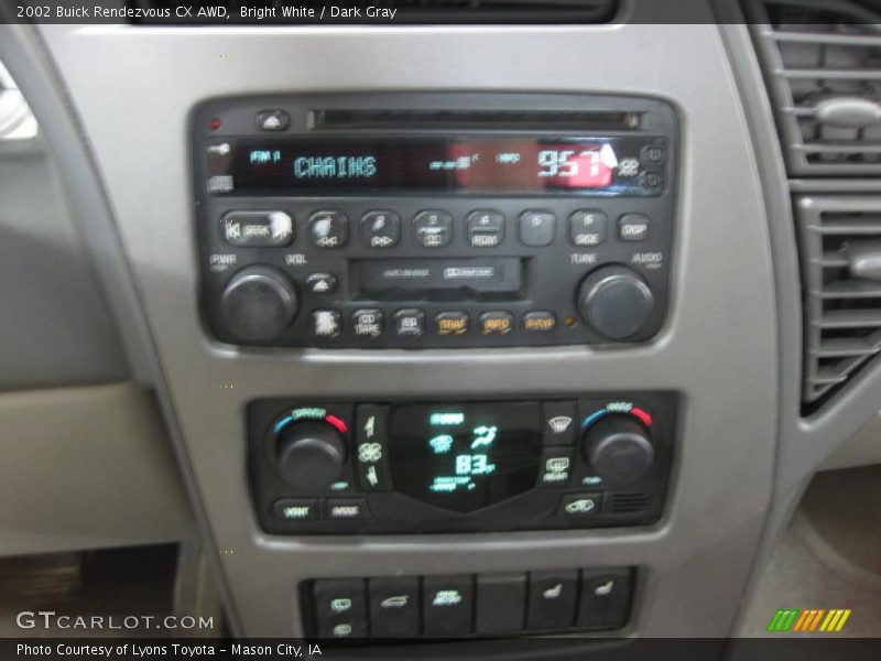 Bright White / Dark Gray 2002 Buick Rendezvous CX AWD