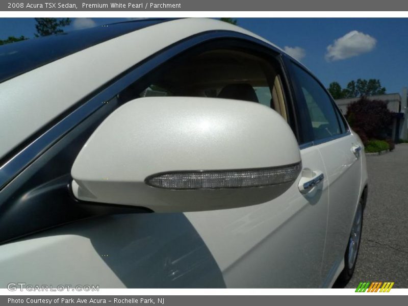 Premium White Pearl / Parchment 2008 Acura TSX Sedan