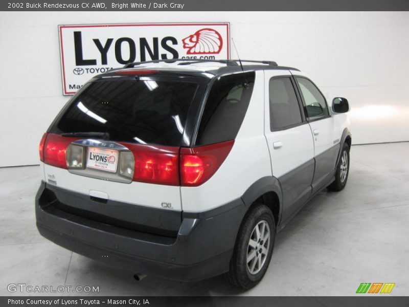 Bright White / Dark Gray 2002 Buick Rendezvous CX AWD