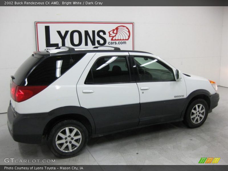 Bright White / Dark Gray 2002 Buick Rendezvous CX AWD