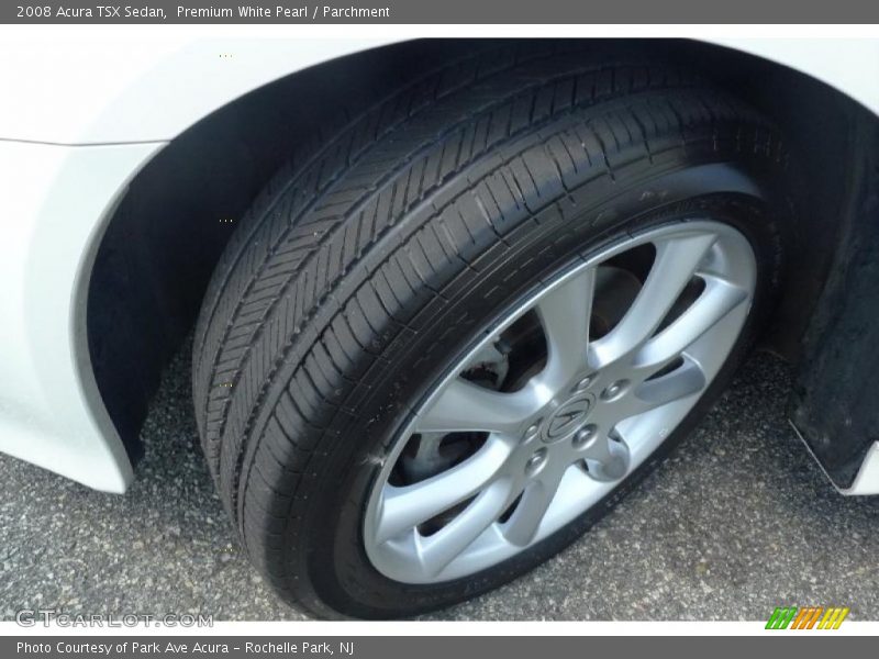 Premium White Pearl / Parchment 2008 Acura TSX Sedan