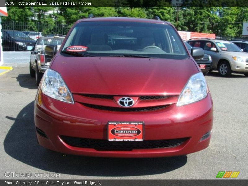 Salsa Red Pearl / Stone 2008 Toyota Sienna LE