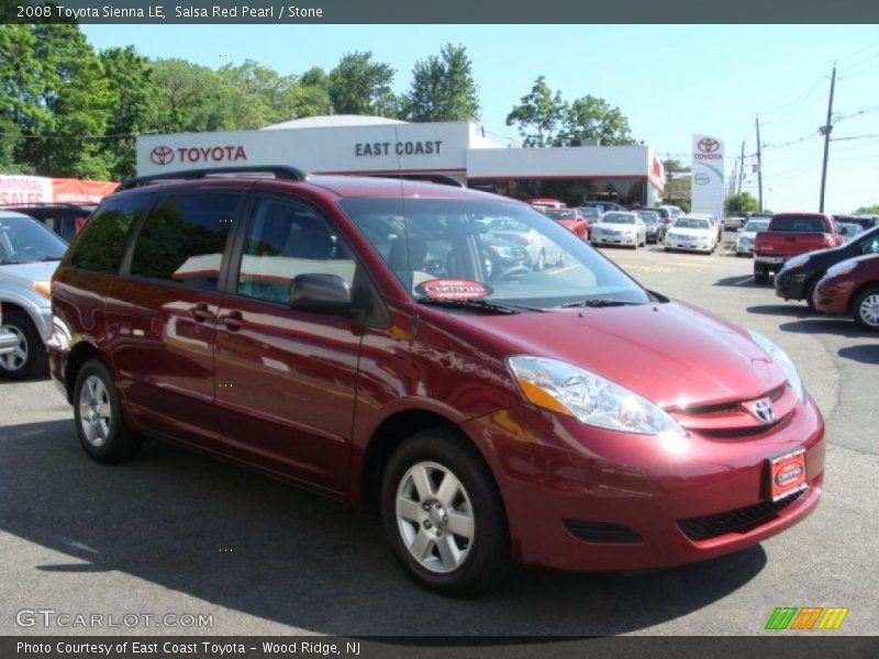 Salsa Red Pearl / Stone 2008 Toyota Sienna LE
