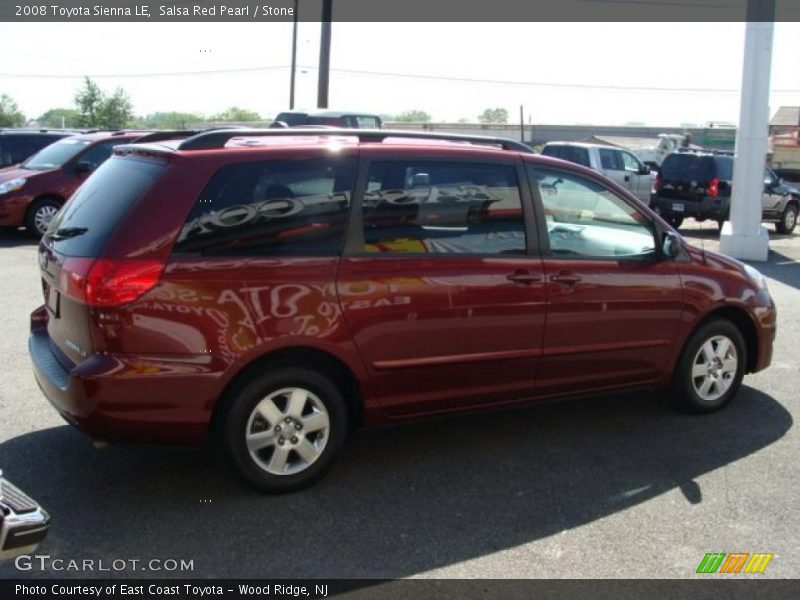 Salsa Red Pearl / Stone 2008 Toyota Sienna LE