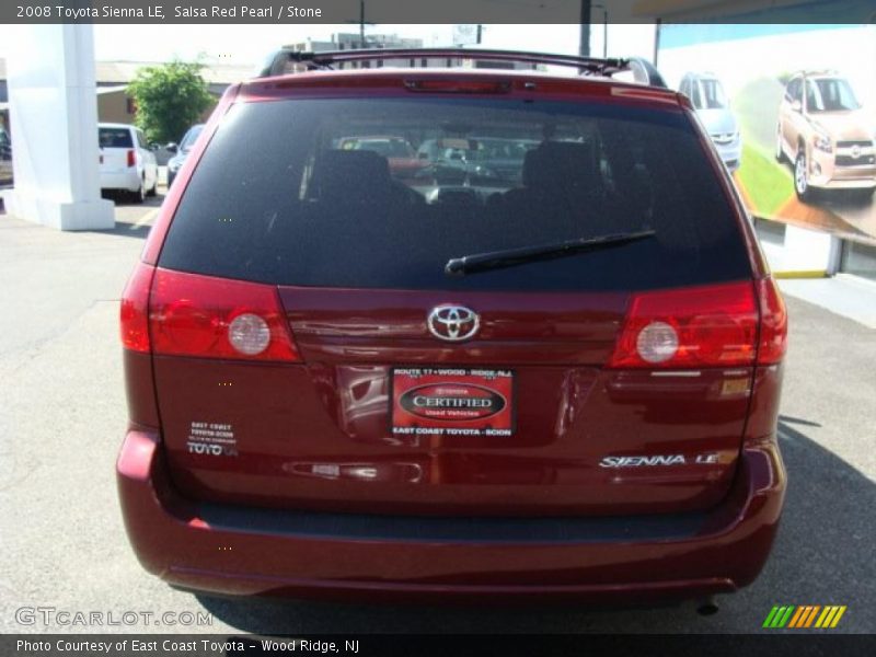 Salsa Red Pearl / Stone 2008 Toyota Sienna LE