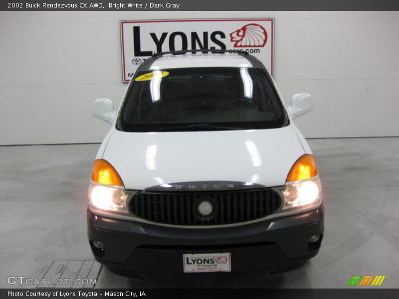 Bright White / Dark Gray 2002 Buick Rendezvous CX AWD