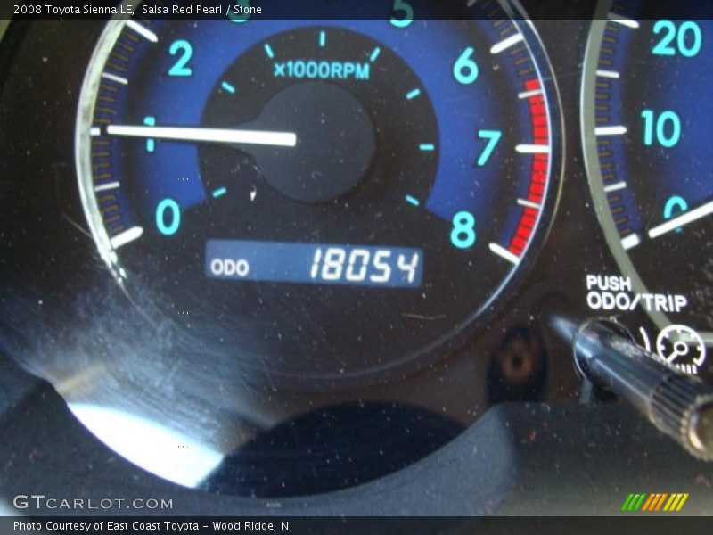 Salsa Red Pearl / Stone 2008 Toyota Sienna LE