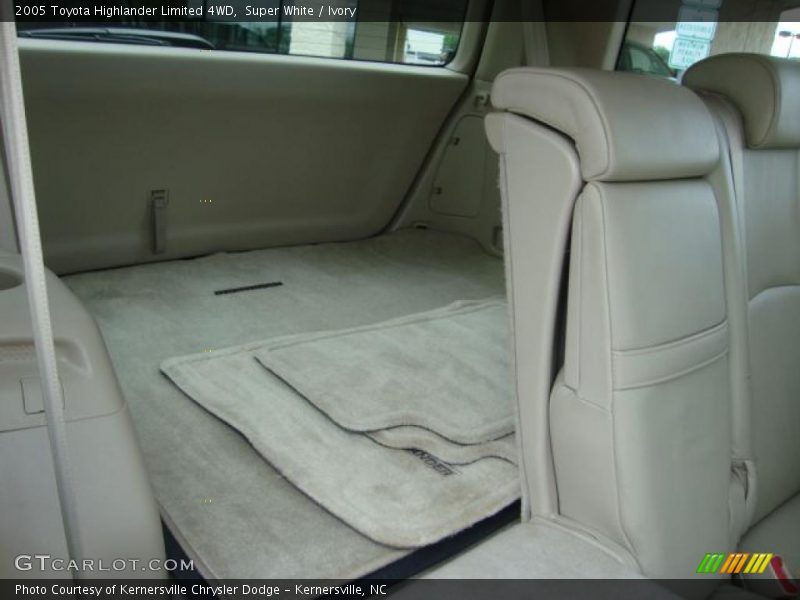 Super White / Ivory 2005 Toyota Highlander Limited 4WD