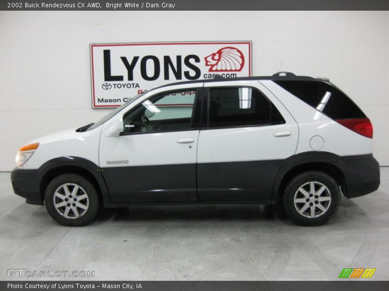 Bright White / Dark Gray 2002 Buick Rendezvous CX AWD