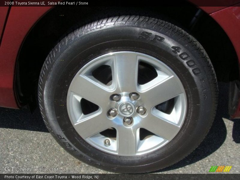 Salsa Red Pearl / Stone 2008 Toyota Sienna LE