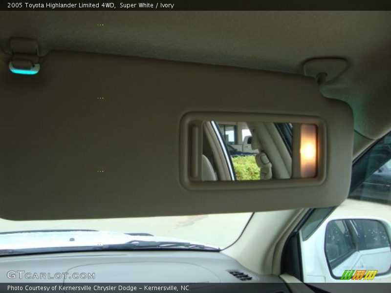 Super White / Ivory 2005 Toyota Highlander Limited 4WD
