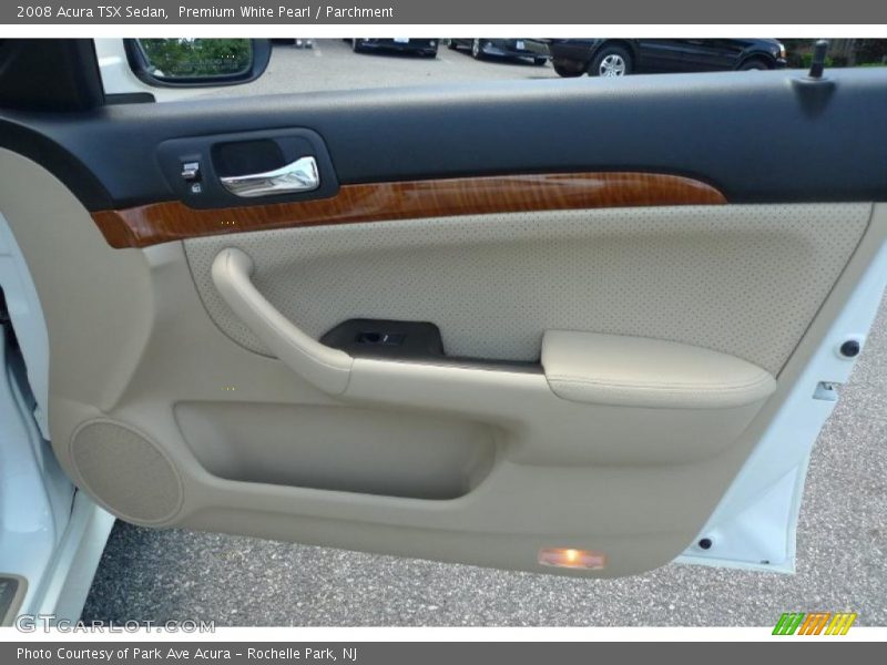 Premium White Pearl / Parchment 2008 Acura TSX Sedan