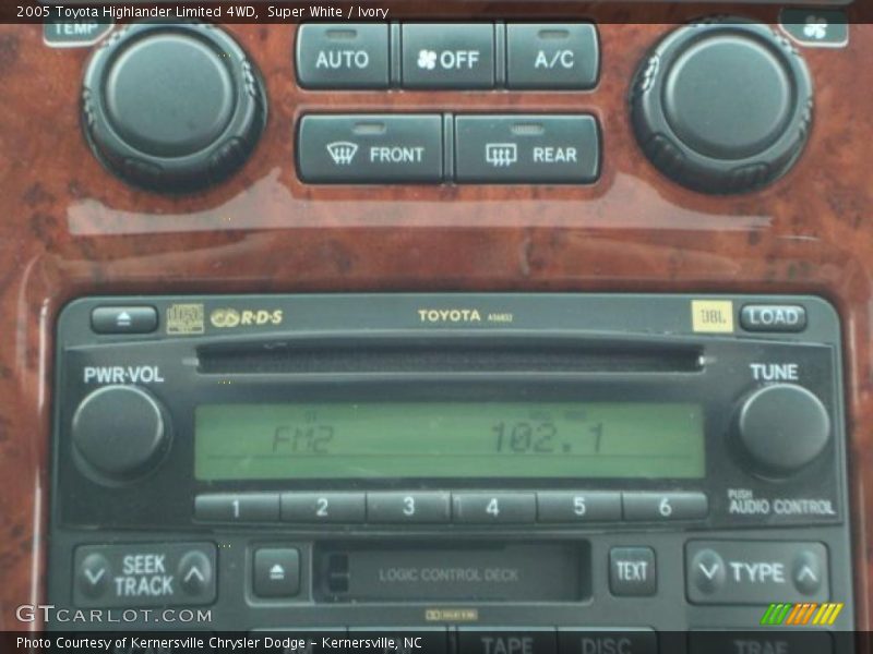 Super White / Ivory 2005 Toyota Highlander Limited 4WD