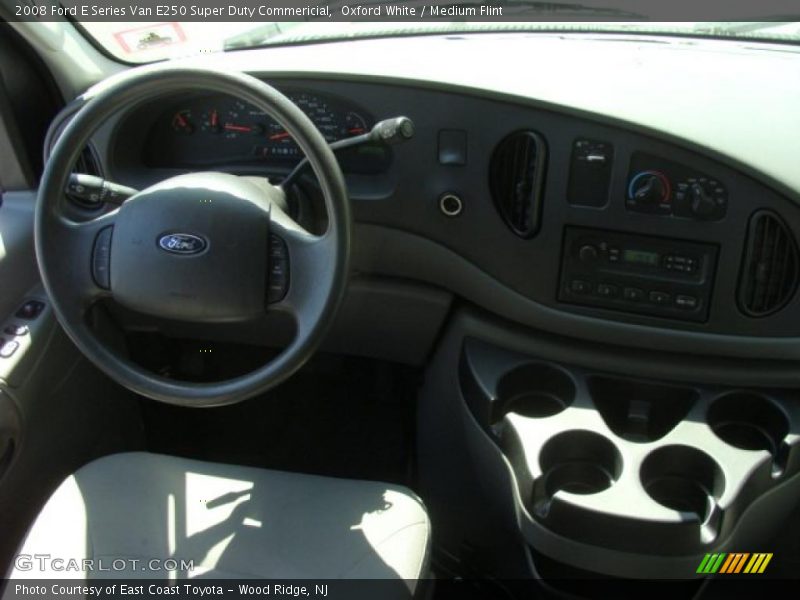 Oxford White / Medium Flint 2008 Ford E Series Van E250 Super Duty Commericial