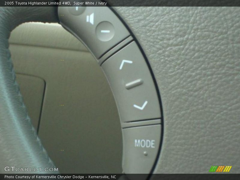 Super White / Ivory 2005 Toyota Highlander Limited 4WD