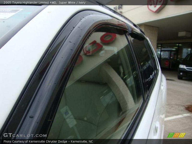 Super White / Ivory 2005 Toyota Highlander Limited 4WD