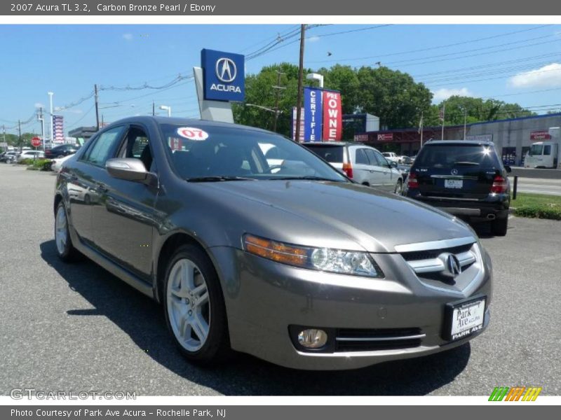 Carbon Bronze Pearl / Ebony 2007 Acura TL 3.2