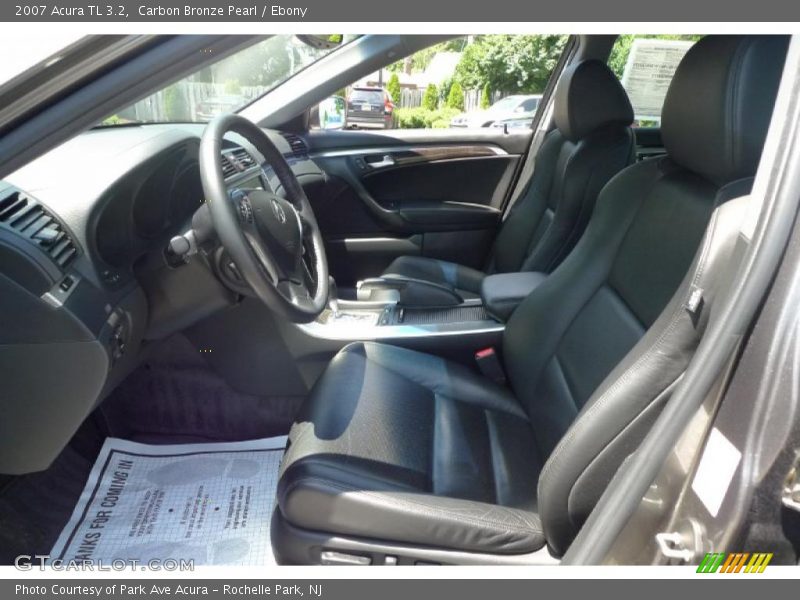 Carbon Bronze Pearl / Ebony 2007 Acura TL 3.2
