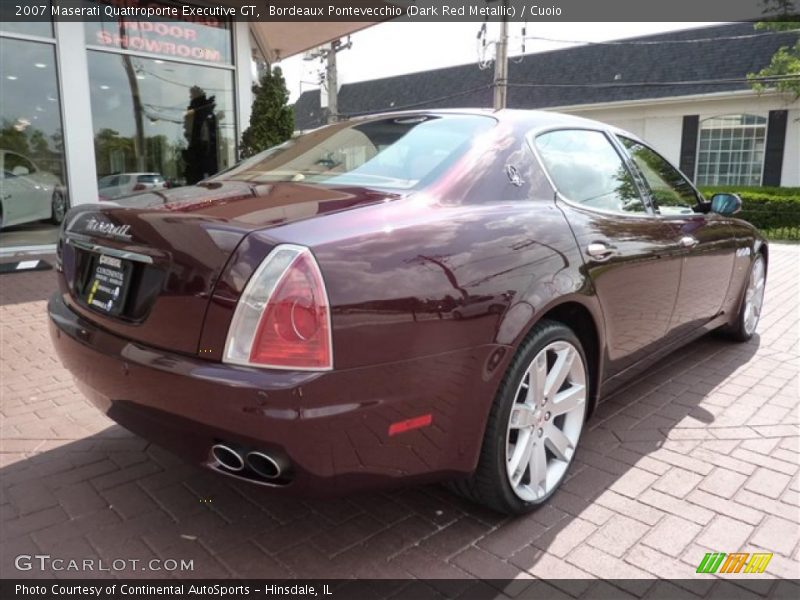 Bordeaux Pontevecchio (Dark Red Metallic) / Cuoio 2007 Maserati Quattroporte Executive GT