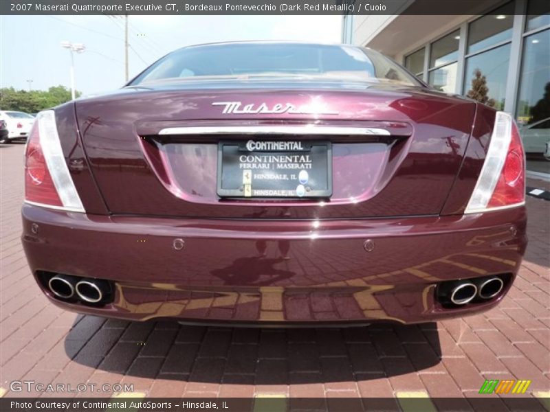Bordeaux Pontevecchio (Dark Red Metallic) / Cuoio 2007 Maserati Quattroporte Executive GT