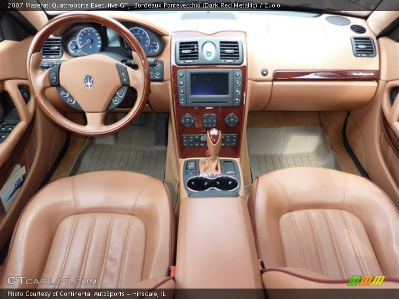 Bordeaux Pontevecchio (Dark Red Metallic) / Cuoio 2007 Maserati Quattroporte Executive GT