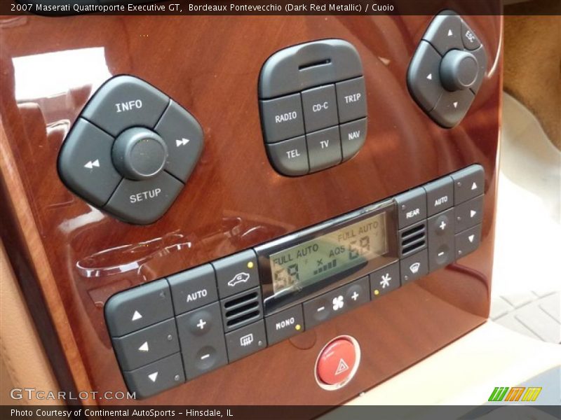 Bordeaux Pontevecchio (Dark Red Metallic) / Cuoio 2007 Maserati Quattroporte Executive GT