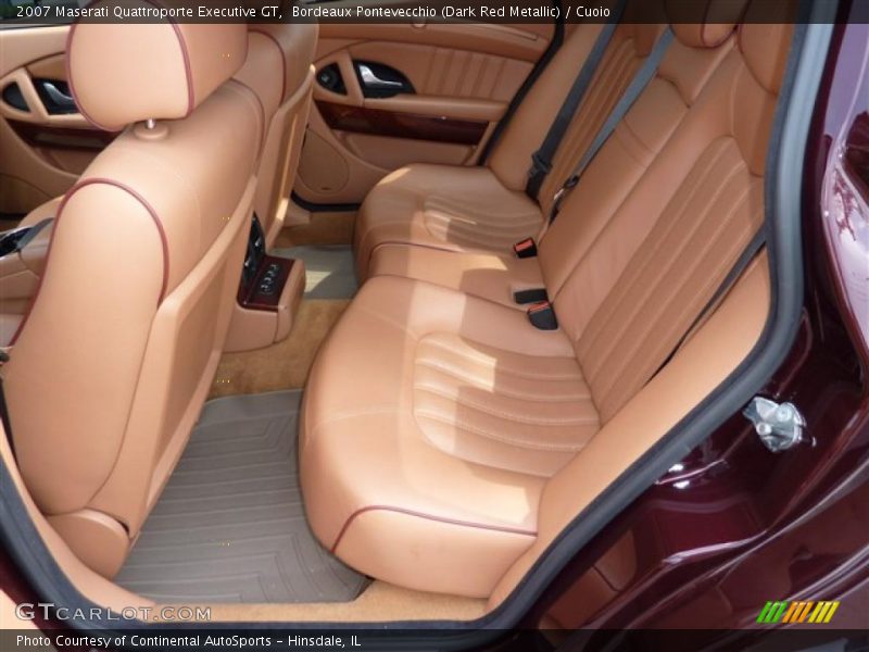 Bordeaux Pontevecchio (Dark Red Metallic) / Cuoio 2007 Maserati Quattroporte Executive GT