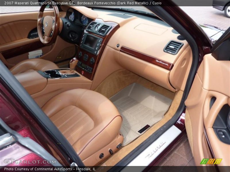 Bordeaux Pontevecchio (Dark Red Metallic) / Cuoio 2007 Maserati Quattroporte Executive GT