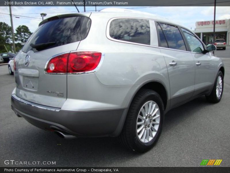 Platinum Metallic / Titanium/Dark Titanium 2008 Buick Enclave CXL AWD