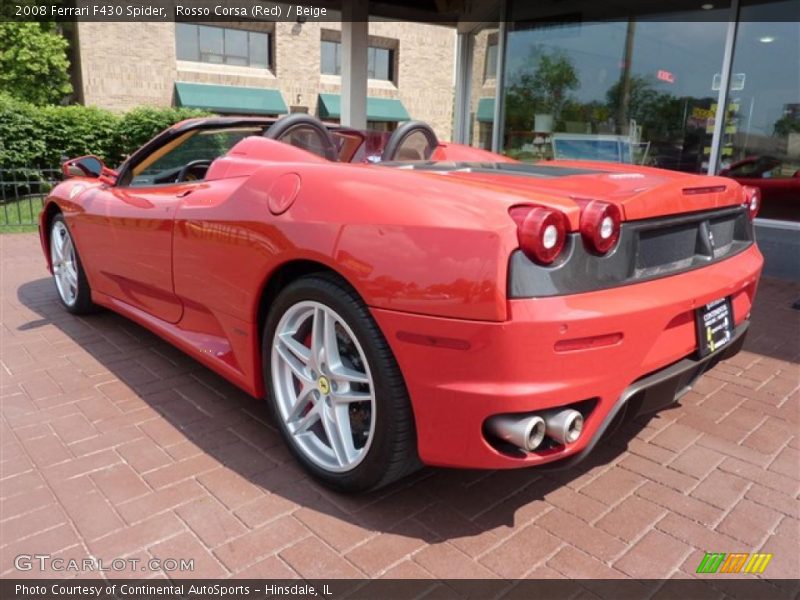 Rosso Corsa (Red) / Beige 2008 Ferrari F430 Spider