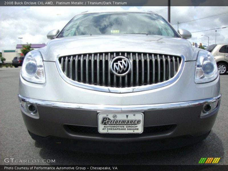 Platinum Metallic / Titanium/Dark Titanium 2008 Buick Enclave CXL AWD