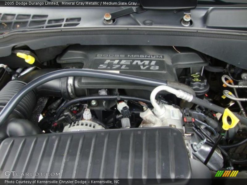 Mineral Gray Metallic / Medium Slate Gray 2005 Dodge Durango Limited