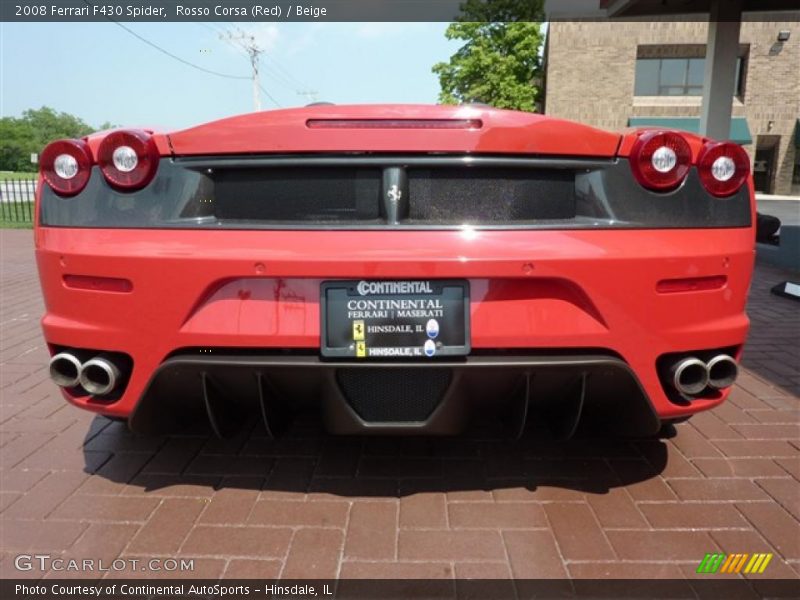 Rosso Corsa (Red) / Beige 2008 Ferrari F430 Spider