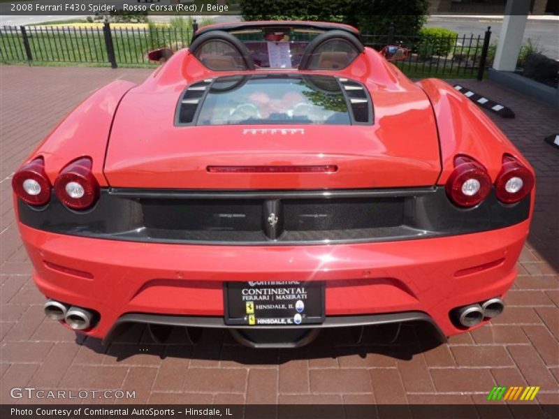 Rosso Corsa (Red) / Beige 2008 Ferrari F430 Spider